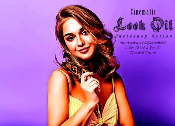 Download Cinematic Look Oil  Photoshop Action - Cinematic look Collection